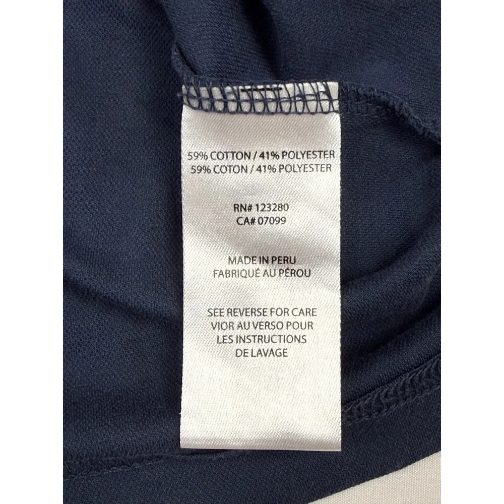 TravisMathew Mens XXL Polo Shirt Bundle 2 Pack Navy Blue Grey Striped Golf‎ Tops